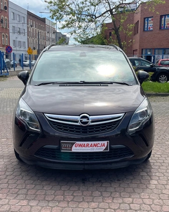 Opel Zafira cena 35800 przebieg: 122000, rok produkcji 2012 z Strzelin małe 121